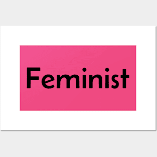 Feminist minimalistic simple Posters and Art